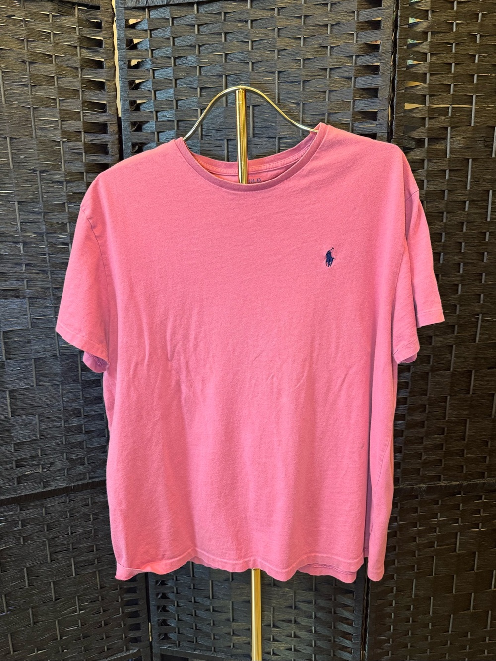 Polo by Ralph Lauren Pink Logo Crew Neck T-Shirt - Men